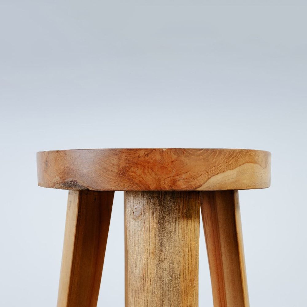 Saint Moritz Teak Bar Stool-France & Son-FL1117-Bar Stools-5-France and Son