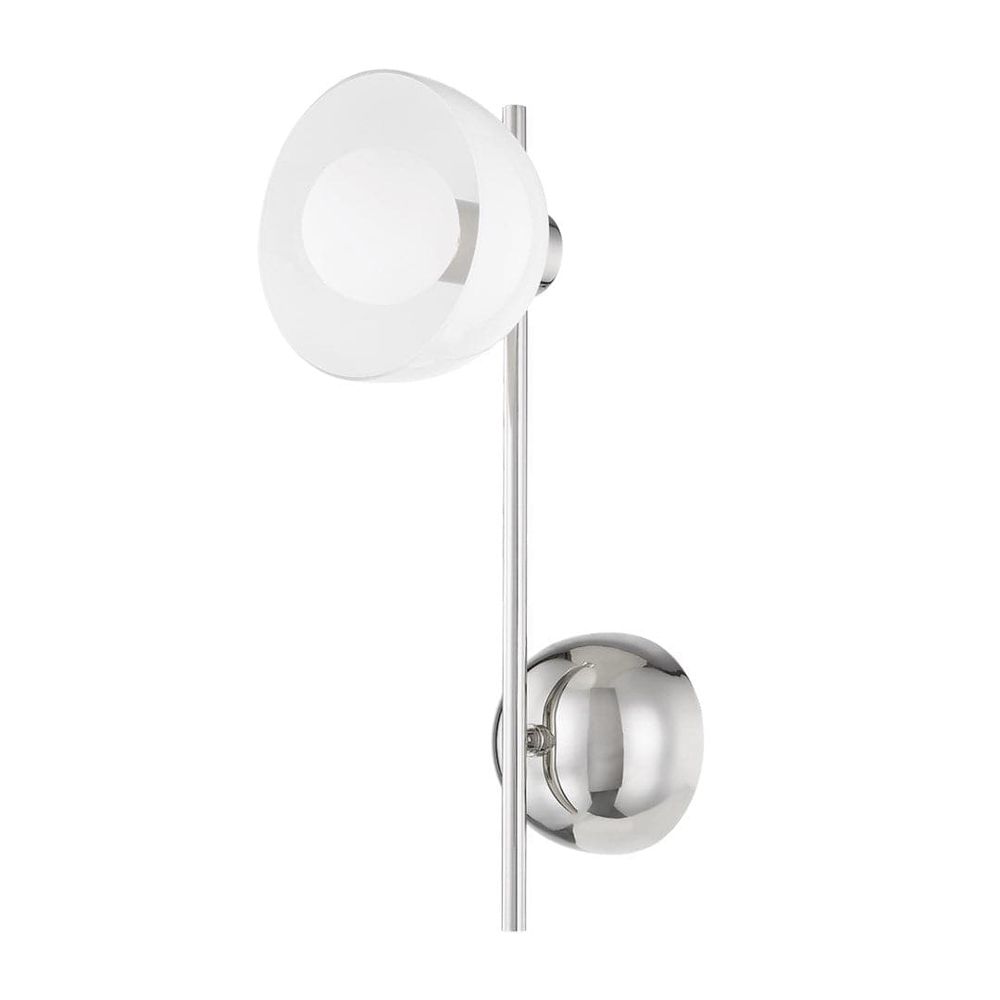 Belle 1 Light Wall Sconce-Mitzi-HVL-H724101-PN-Wall SconcesPolished Nickel-2-France and Son