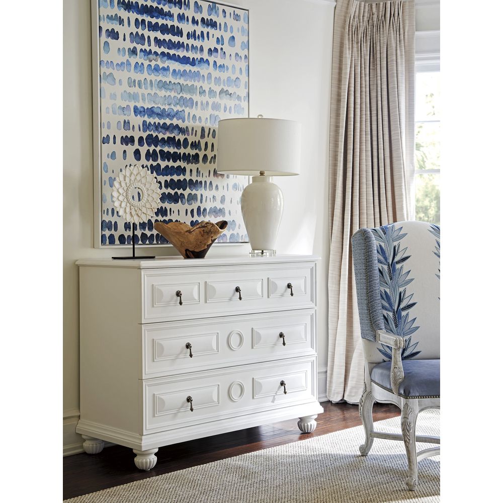 Dressers & Chests Cannes Single Dresser - Polo Mallet White