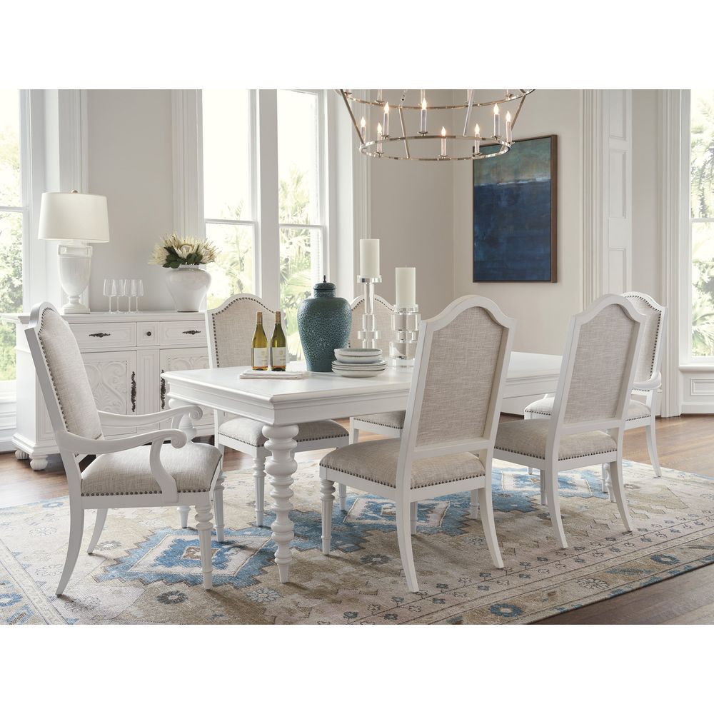 Dining Chairs Corsica Upholstered Side Chair - Polo Mallet White
