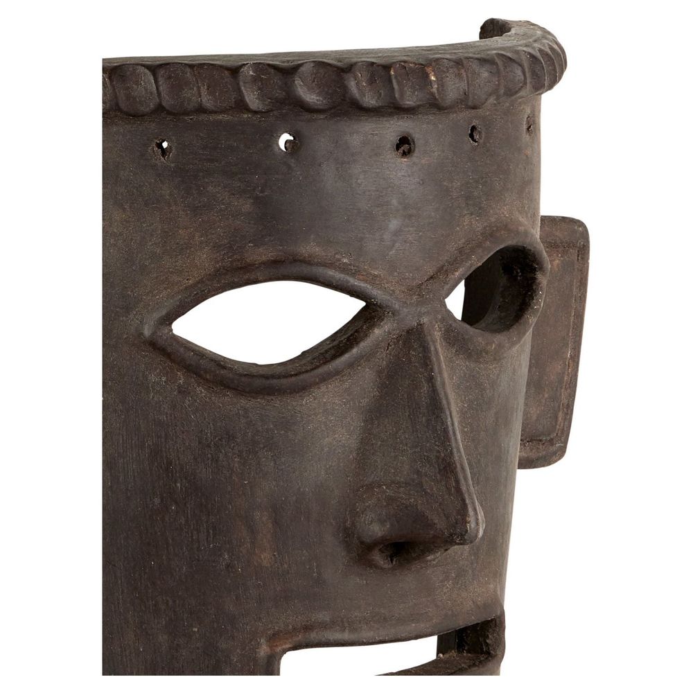 Decorative Objects Etu Black Mask Set of 2