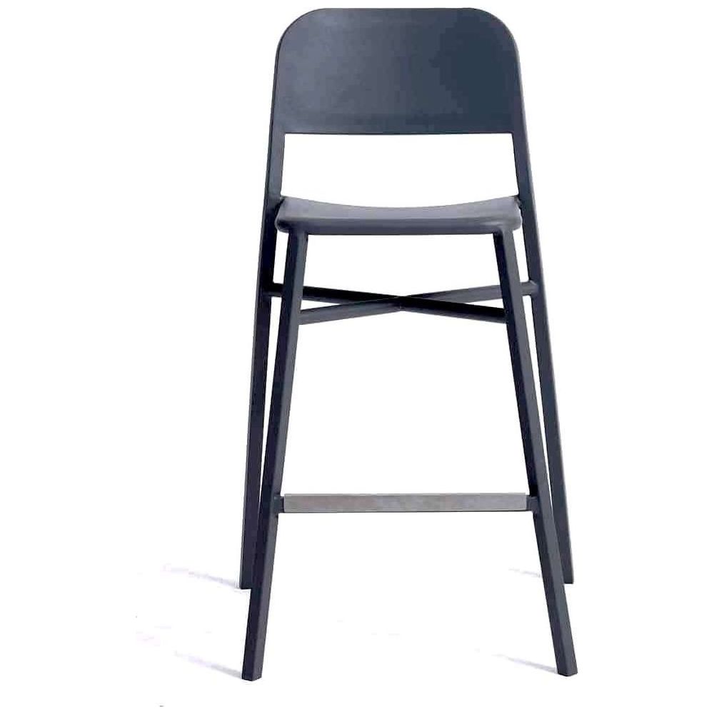 Cosimo Bar Stool-France & Son-FEB3606DGREYD-Bar Stools-1-France and Son