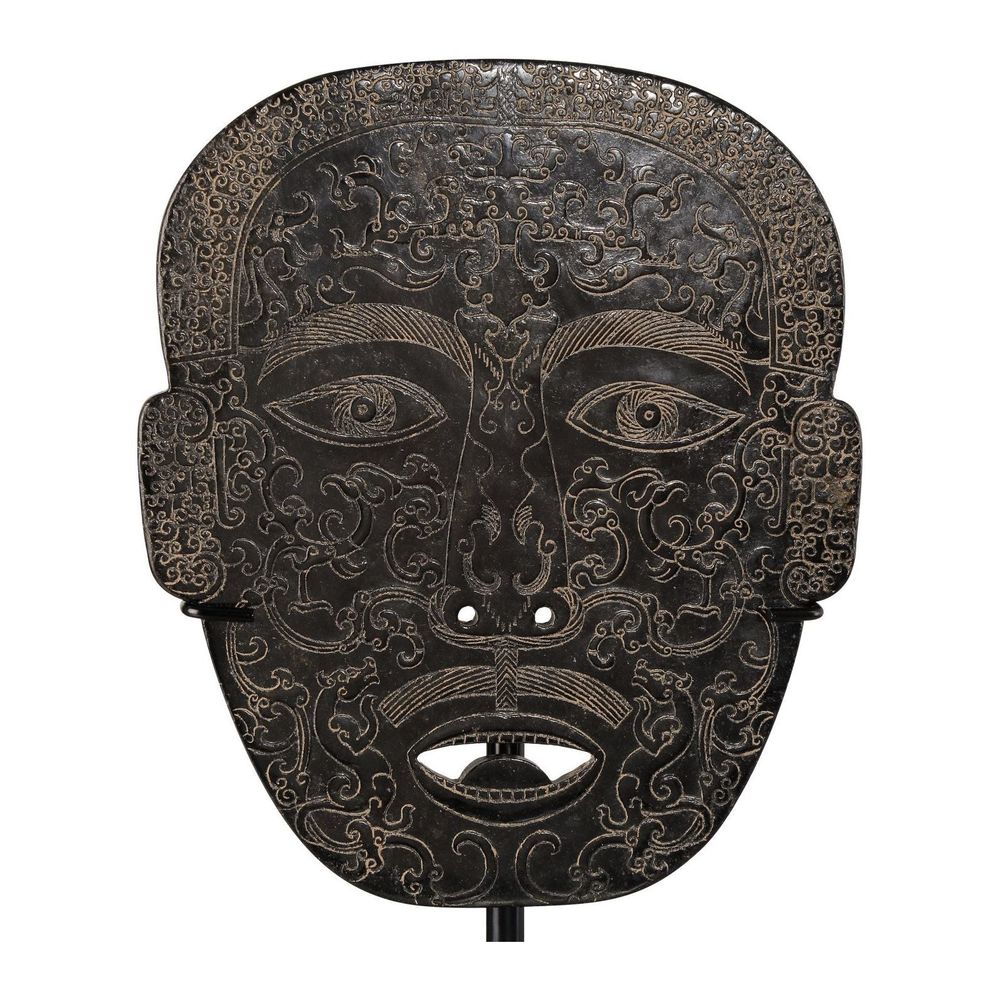 Decorative Objects Han Dynasty Jade Medicine Mask