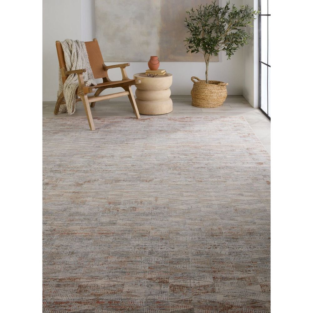 Tenzin Trellis Gray/ Cream Runner Rug (3'X10')