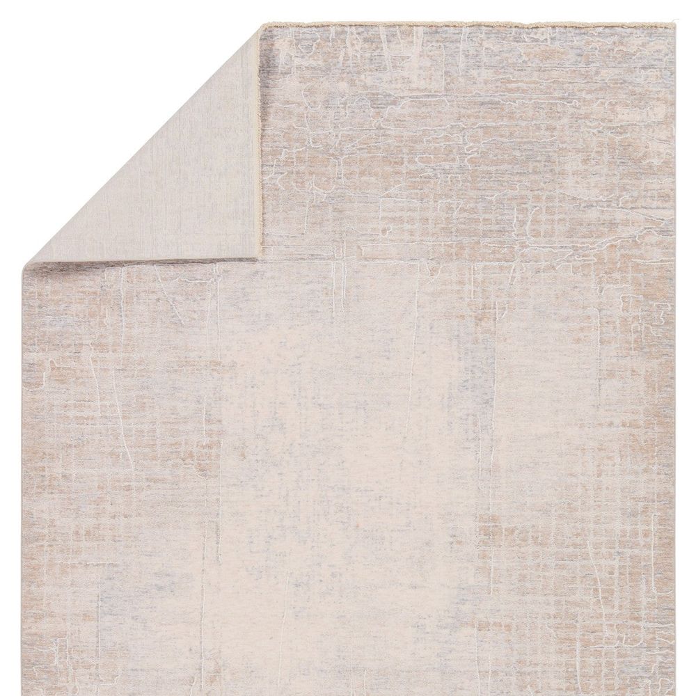 Celandine Abstract Tan/ Cream Runner Rug (3'X10')