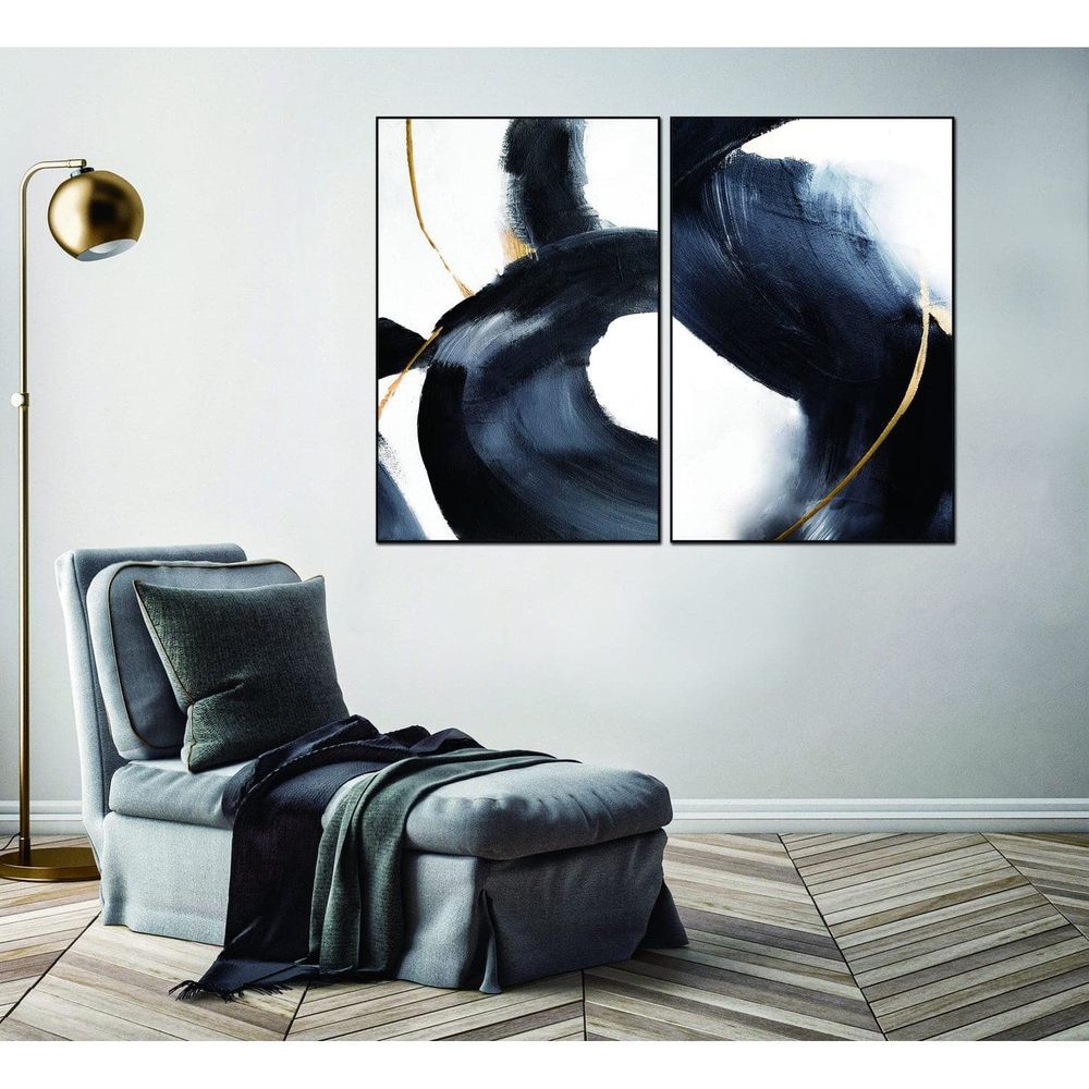 Nero Canvas-Whiteline Modern Living-WHITELINE-AW1860-Wall Art-2-France and Son