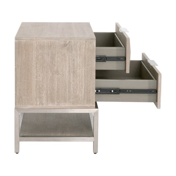 Atlas 2-drawer nightstand