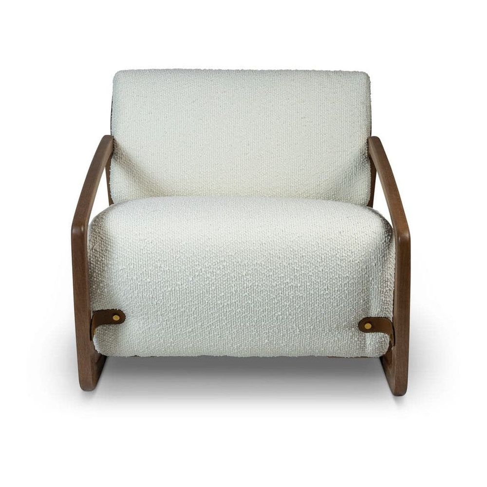 Hector Accent Chair-Urbia-URBIA-BMJ-70258-02-Lounge ChairsIvory & Pecan-2-France and Son