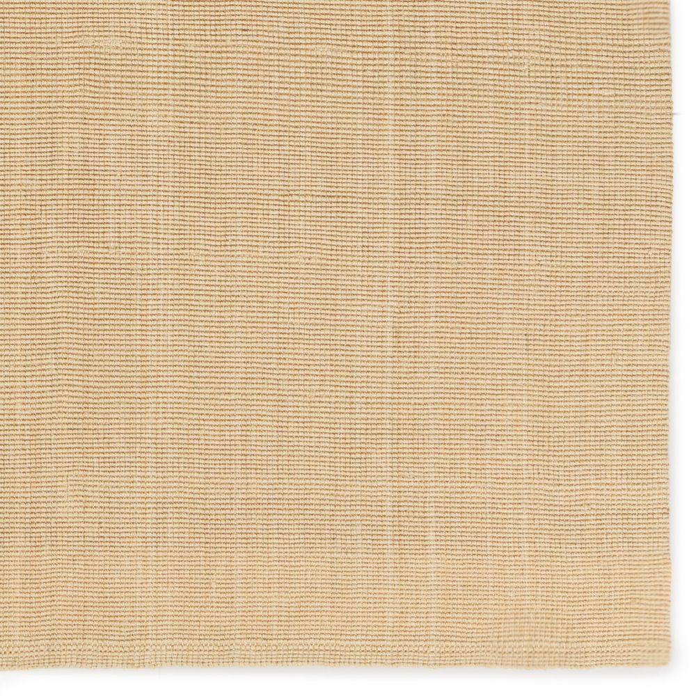 Amara Natural Solid Beige Runner Rug (3'X10')