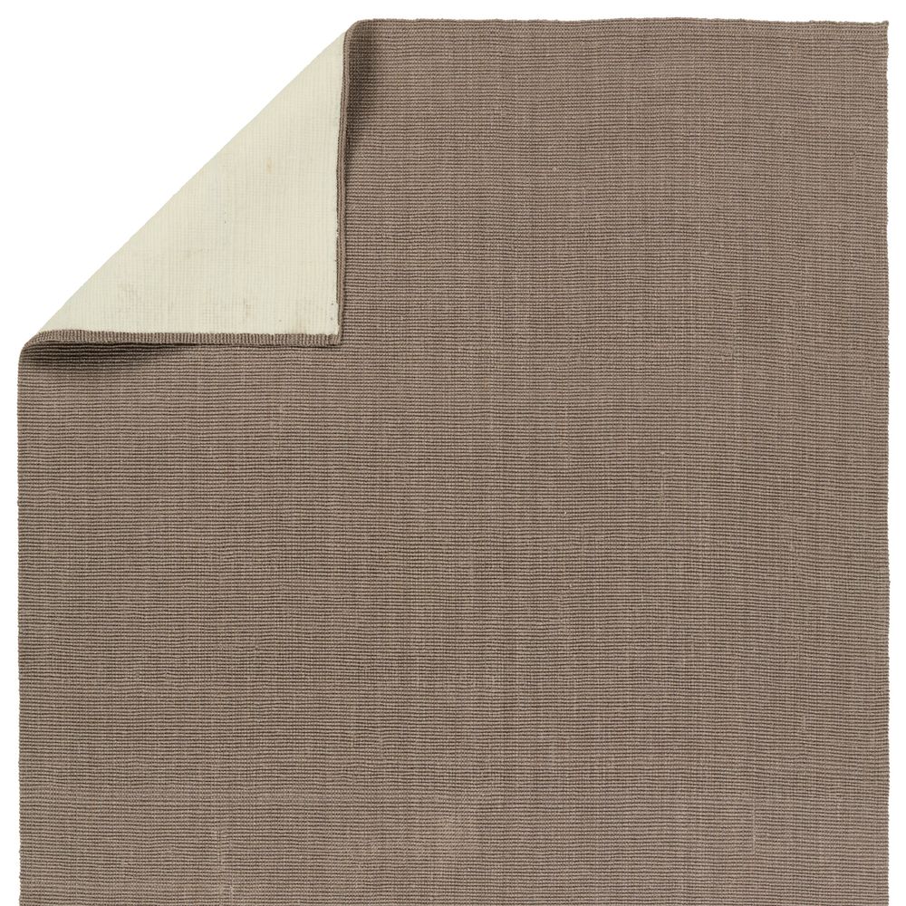 Amara Natural Solid Taupe Runner Rug (3'X10')