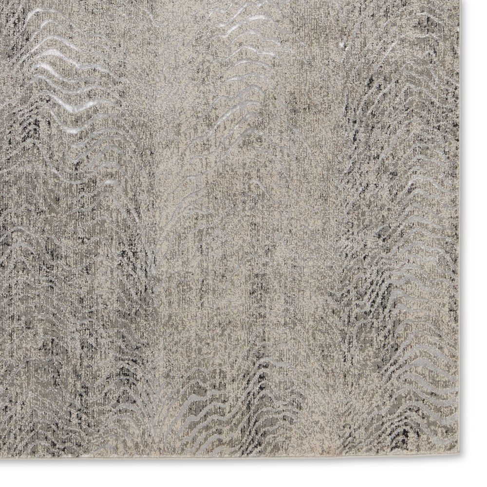 Runners Surge Animal Pattern Gray/ Taupe Runner Rug (3'3"X12')