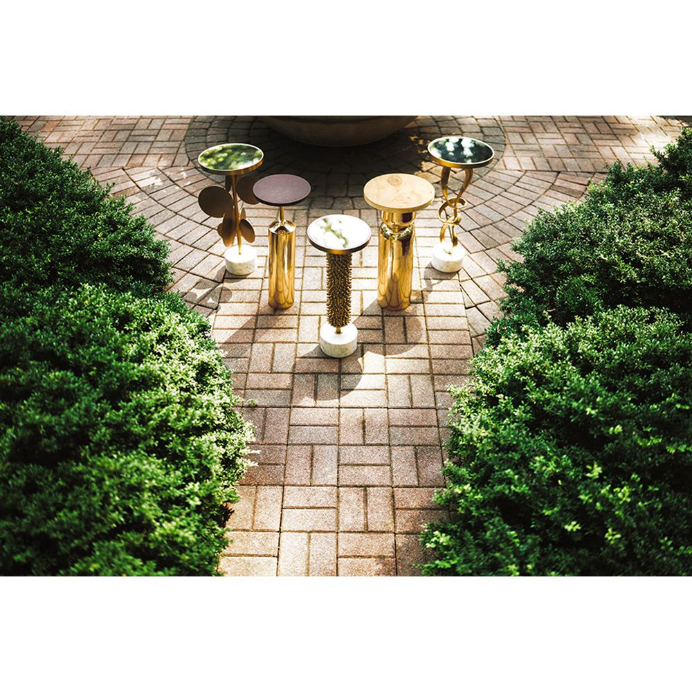 Side Tables Talia Round Pedestal Side Table