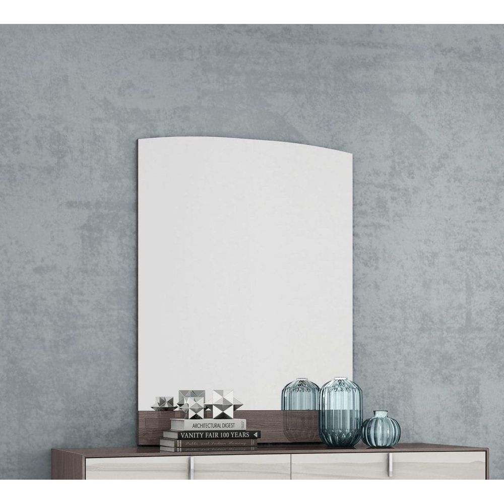 Berlin Rectangular Mirror-Whiteline Modern Living-WHITELINE-MR1754-CNUT/LGRY-Mirrors-1-France and Son