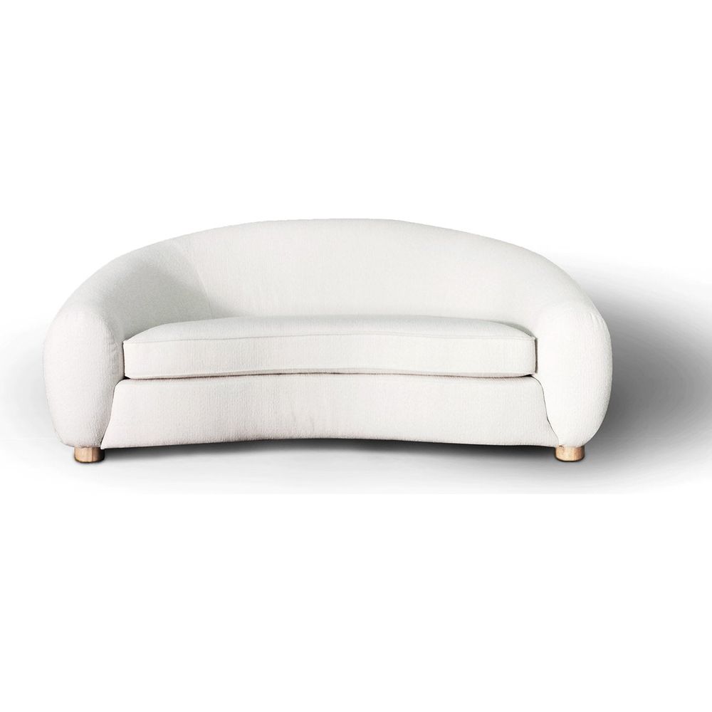 Polar Bear Sofa 71"-France & Son-F218542IVORY-SofasIvory Boucle-1-France and Son