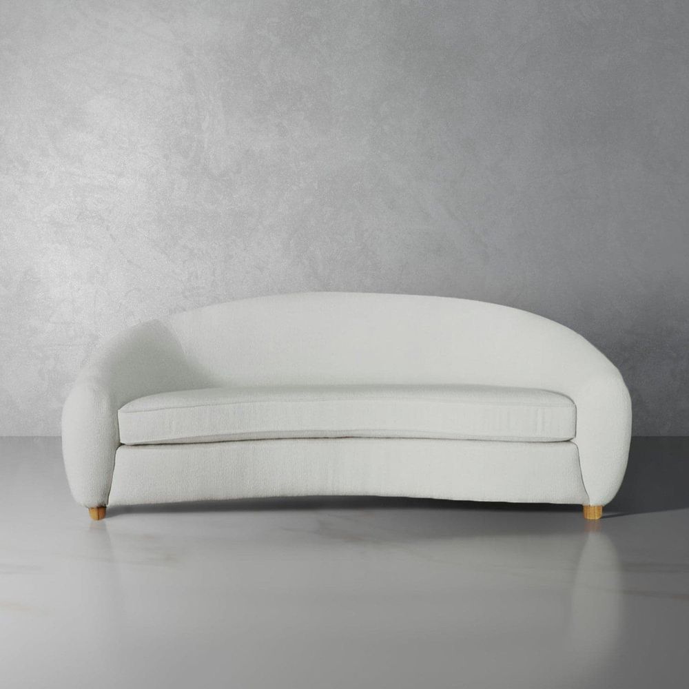 Polar Bear Sofa 94.5"-France & Son-F218543IVORY-SofasIvory Boucle-1-France and Son