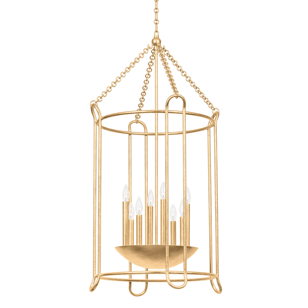 Lassen Lantern - Vintage Gold Leaf
