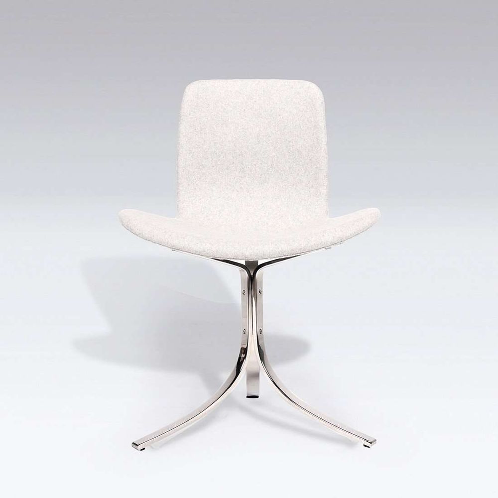Mid Century Paul Trio Chair - Grey-France & Son-FB839OWHT-Dining Chairs-4-France and Son