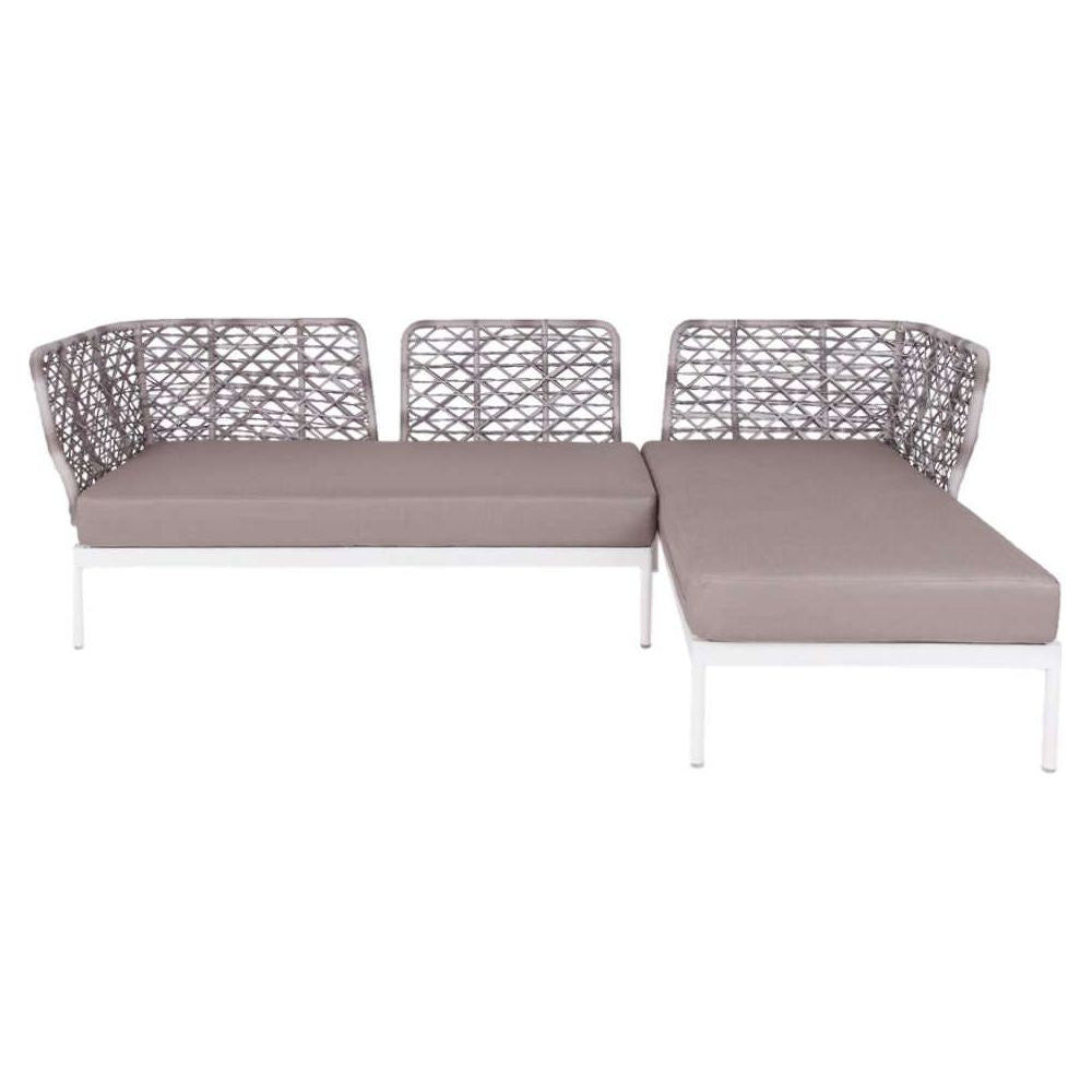 Daltun Outdoor Sectional Sofa-France & Son-FCC5065GREY-Set-Outdoor Sectionals-3-France and Son