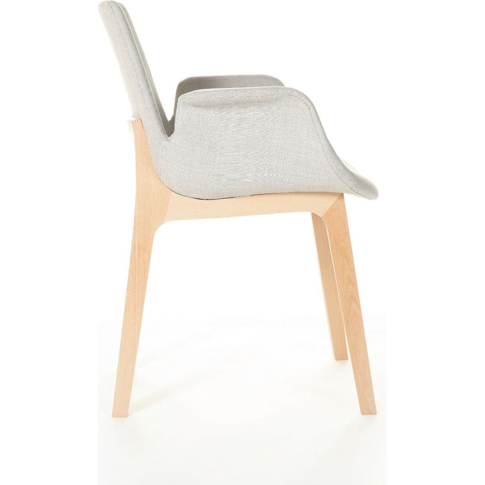 Ventura Upholstered Arm Chair - Grey
