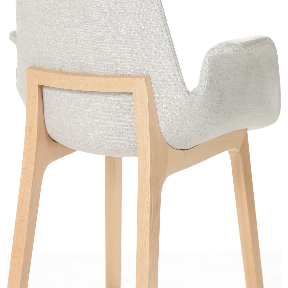 Ventura Upholstered Arm Chair - Grey