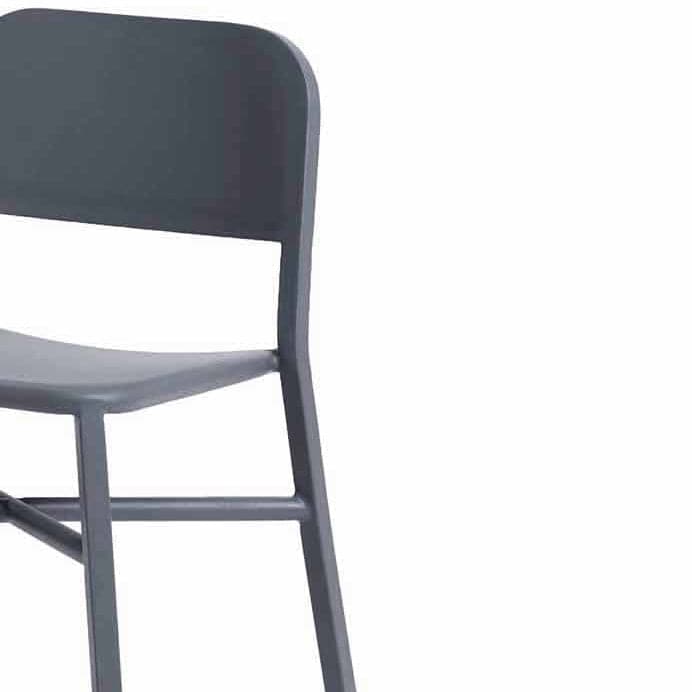 Modern Cosimo Counter Stool-France & Son-FEB3606DGREYC-Bar Stools-3-France and Son