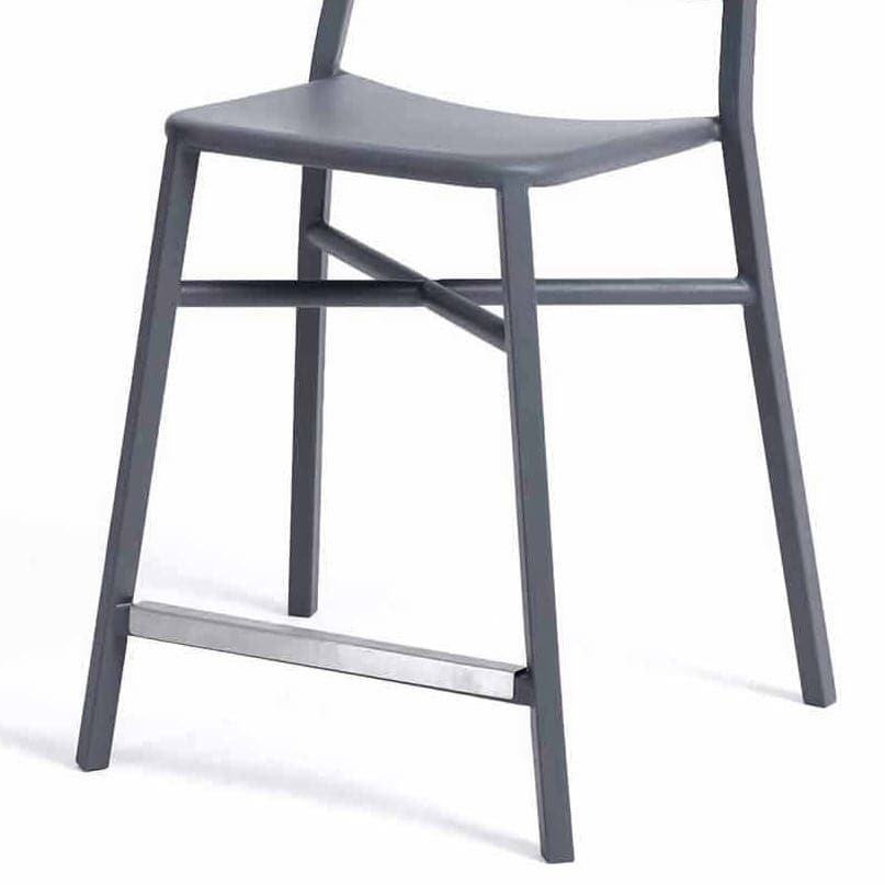 Modern Cosimo Counter Stool-France & Son-FEB3606DGREYC-Bar Stools-4-France and Son