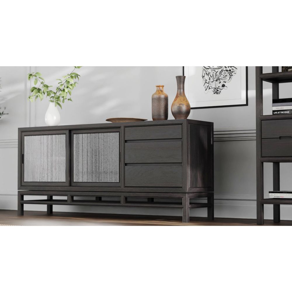 Guerra 2 Fluted Door Sideboard with Drawers