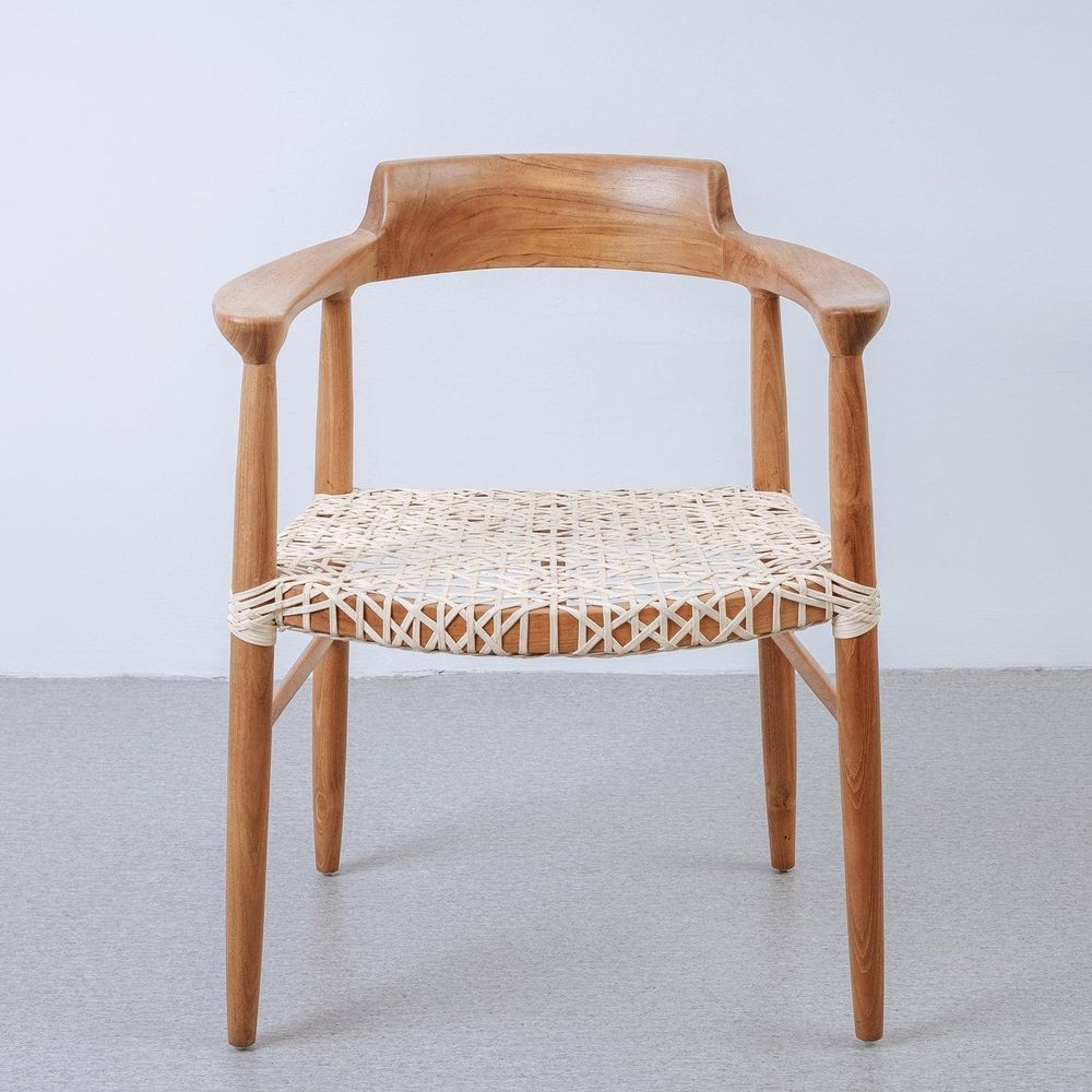 Helma Dining Arm Chair-France & Son-FL1009-Dining Chairs-2-France and Son