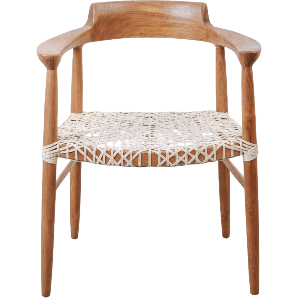 Helma Woven Dining Arm Chair