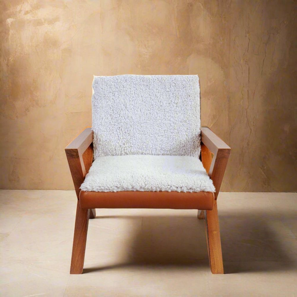 Jeanneret X Lounge Chair - Shearling