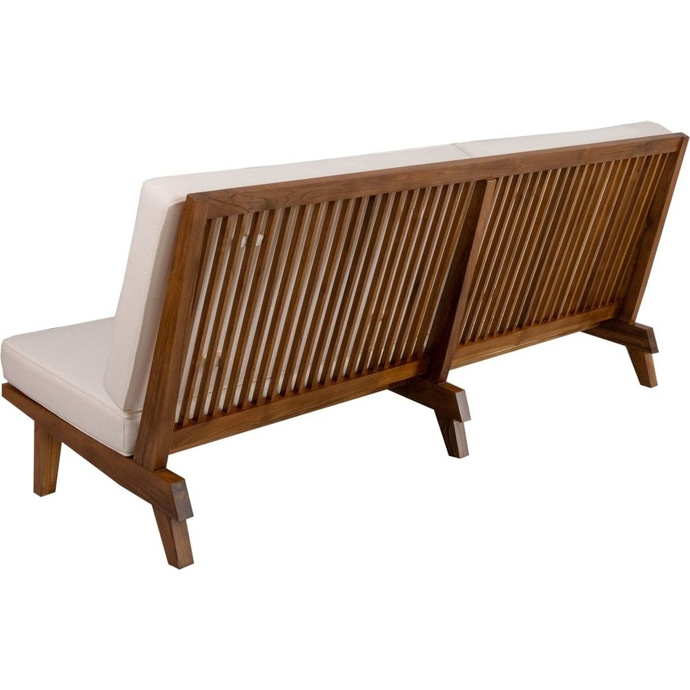Naka Platform Sofa - Off White-France & Son-FL1045BGE-SQ-Sofas-2-France and Son