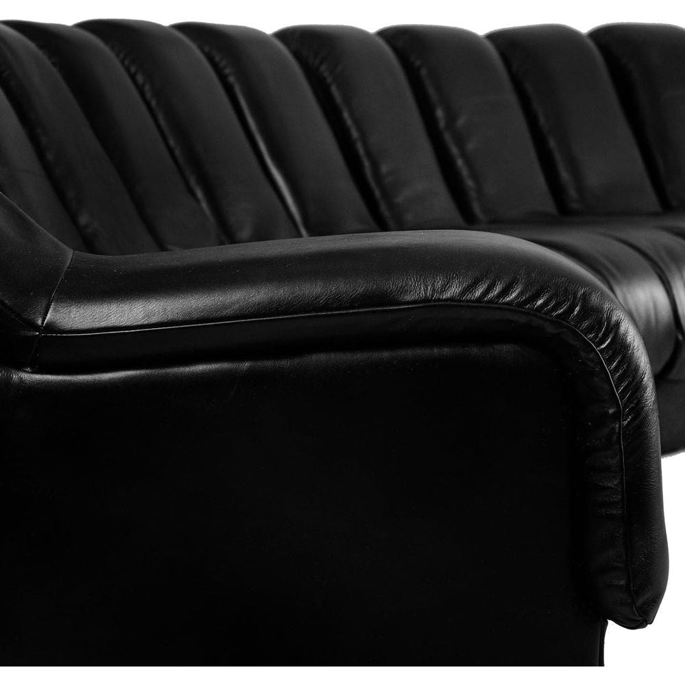 Non Stop Infinity Sofa Pieces - Leather-France & Son-FL1051LBRN-C-SectionalsBrown-Middle Element-13-France and Son
