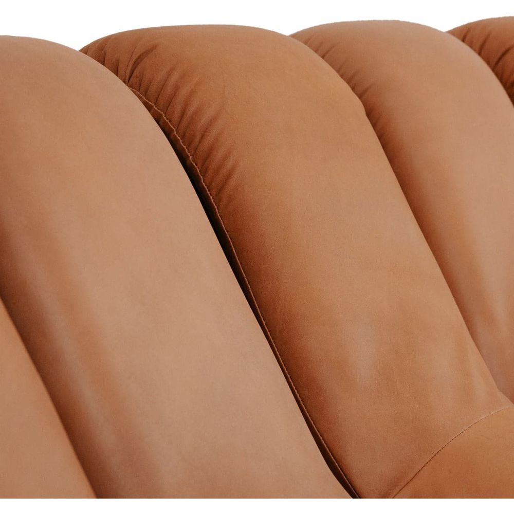 Non Stop Infinity Sofa Pieces - Leather-France & Son-FL1051LBRN-C-SectionalsBrown-Middle Element-6-France and Son