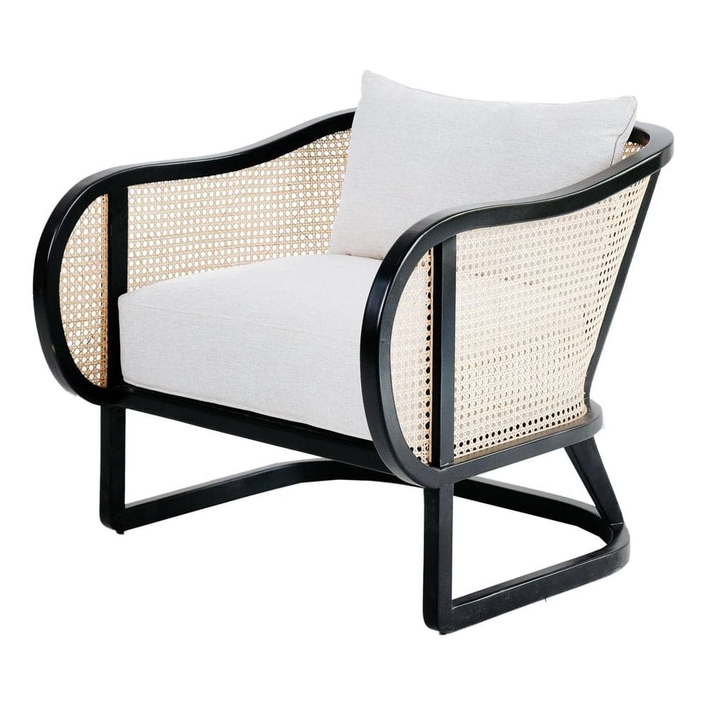 Harlow Lounge Chair-France & Son-FL1080BLK-Lounge ChairsBlack-1-France and Son