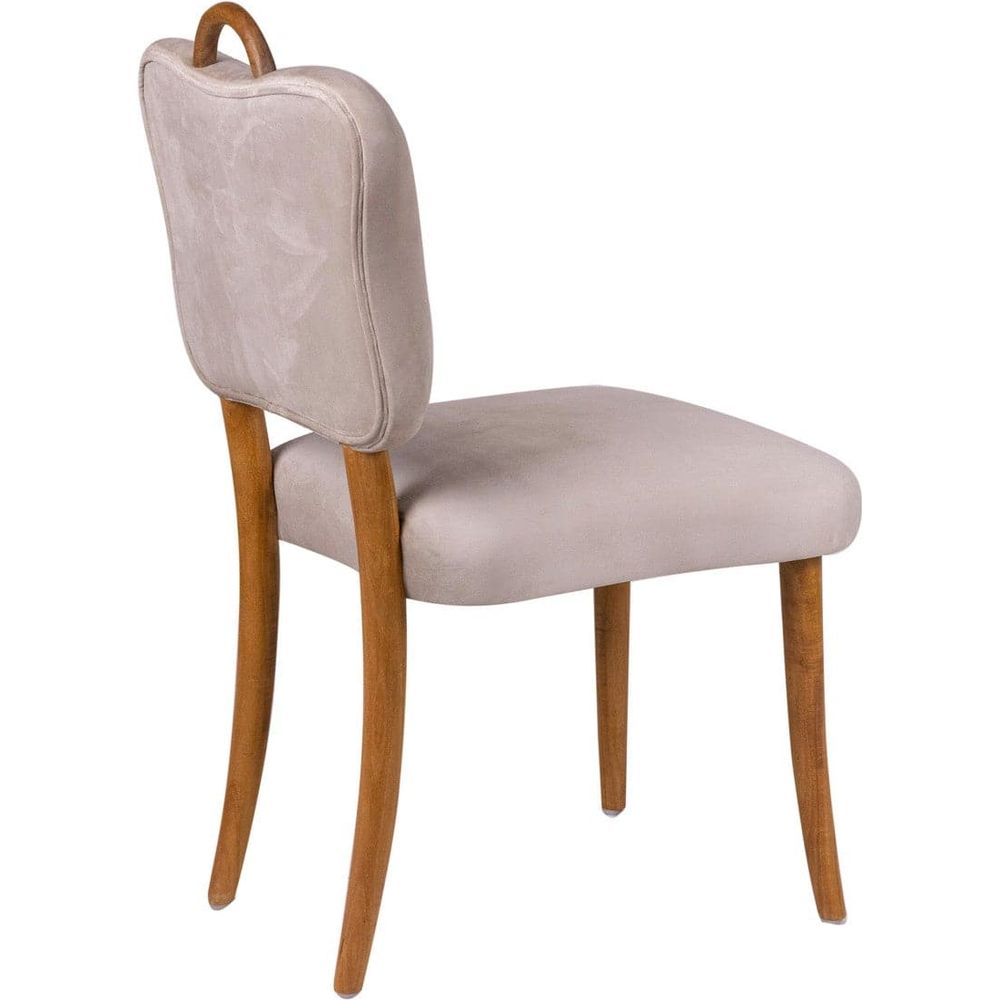 Royere Dining Chair - Velvet (New Version)-France & Son-FL1088H-BGE-NEW-Dining Chairs-3-France and Son