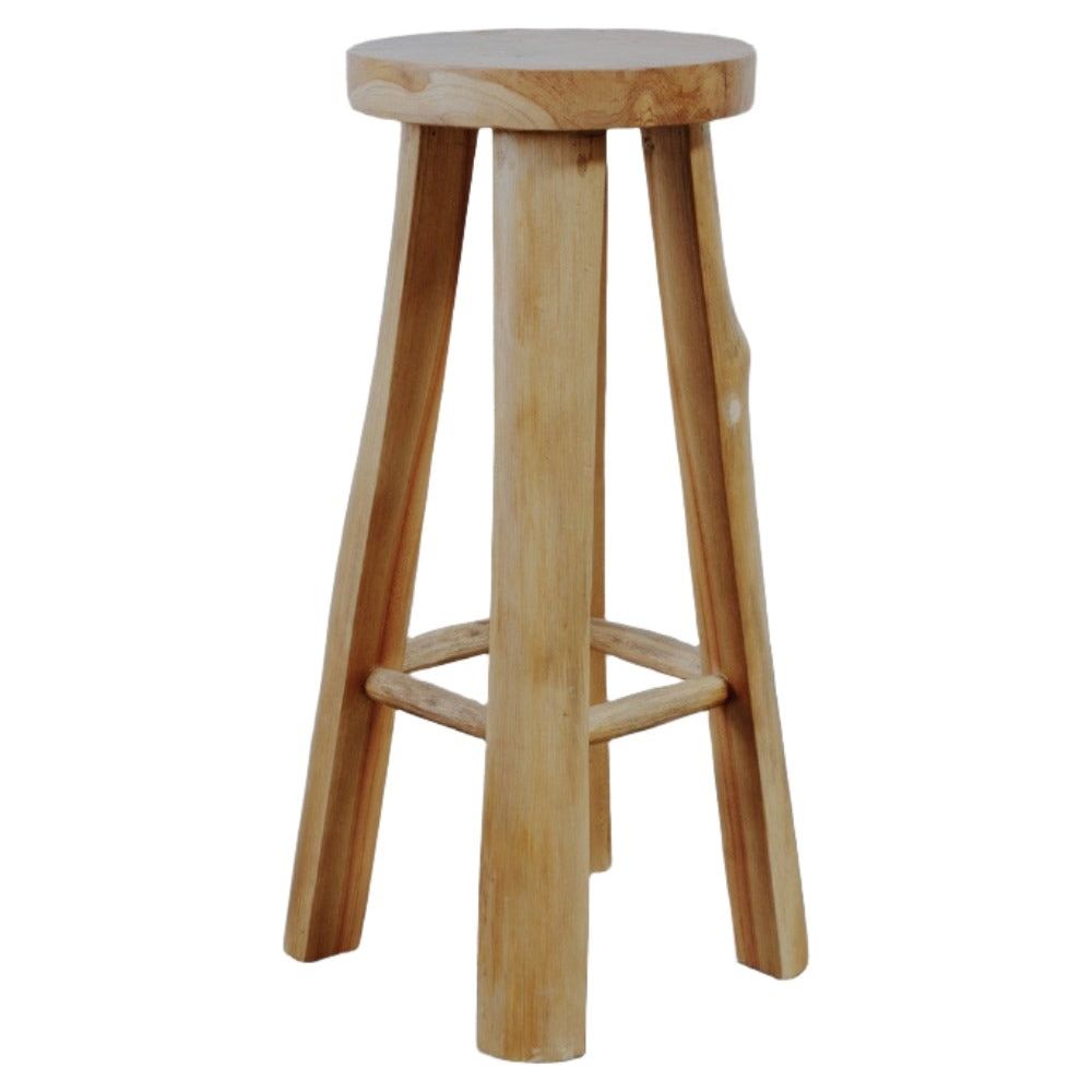 Saint Moritz Teak Bar Stool-France & Son-FL1117-Bar Stools-1-France and Son