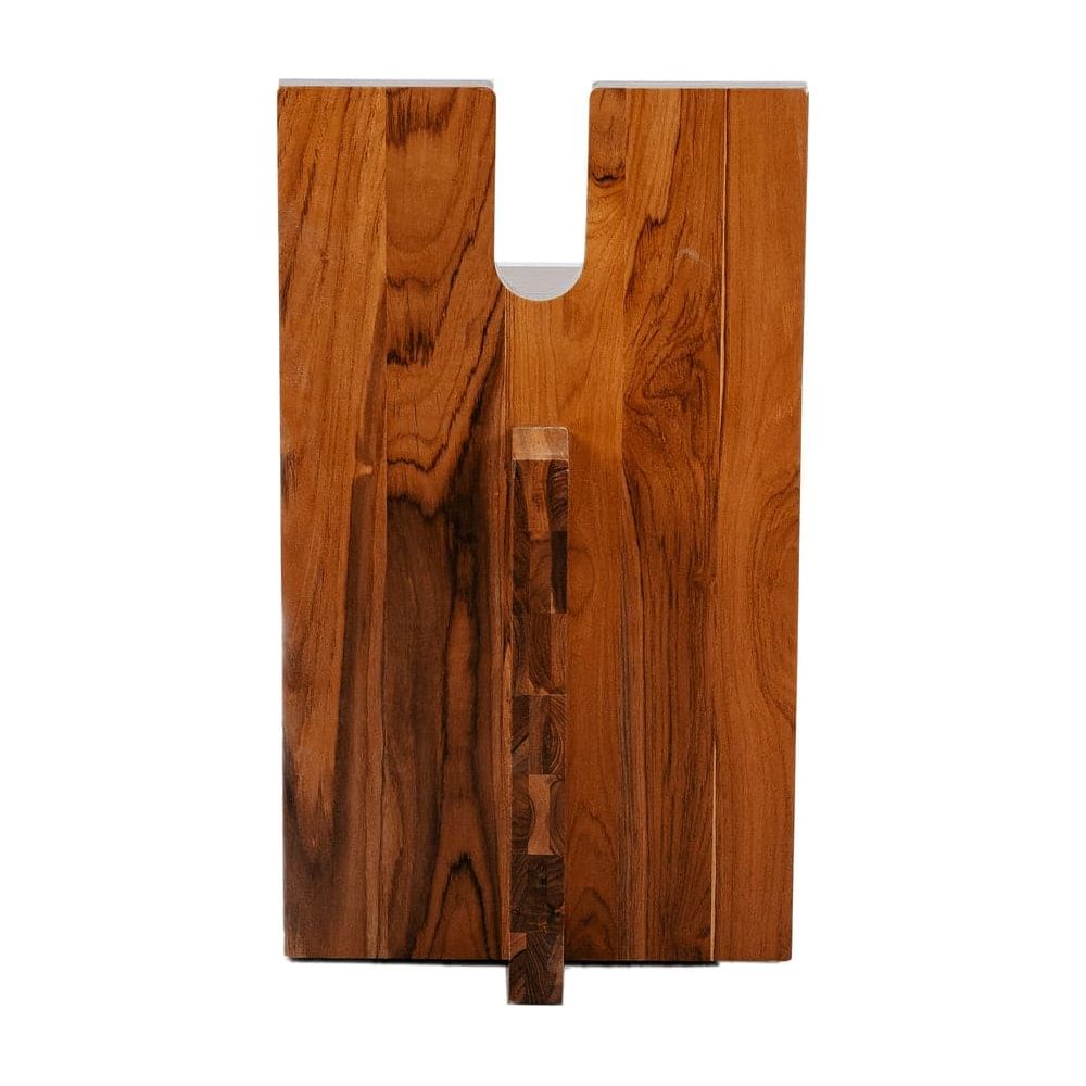 Teak Wood Cowan Dining Chair-France & Son-FL1121NTRL-Stools & OttomansNatural Teak-4-France and Son