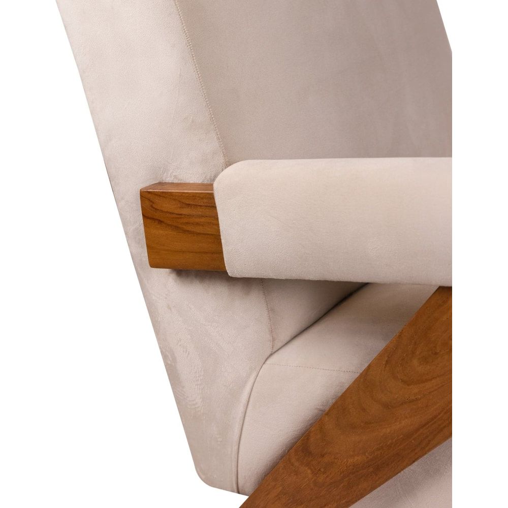 Jeanneret Upholstered Lounge Chair-France & Son-FL1322BGE-Lounge ChairsOff-White Fabric-18-France and Son