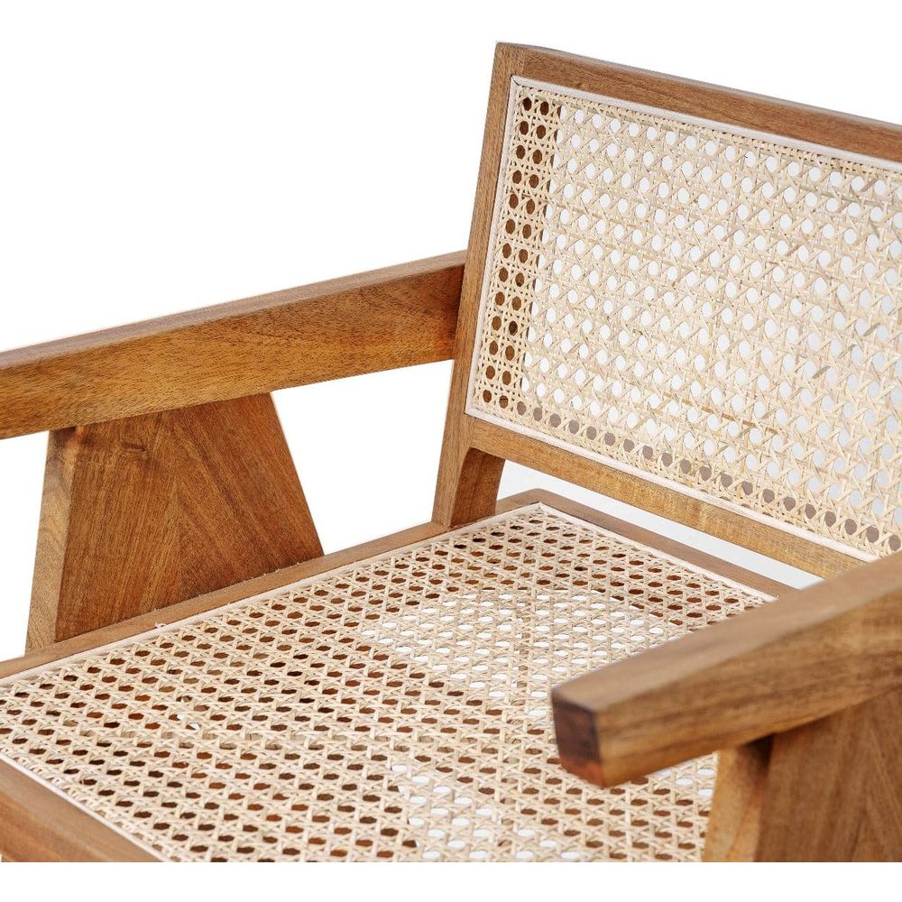 Mid Century Hand Cane Jeanneret Counter Stool-France & Son-FL1325NTRLCNTR-Bar StoolsNatural Acacia-3-France and Son