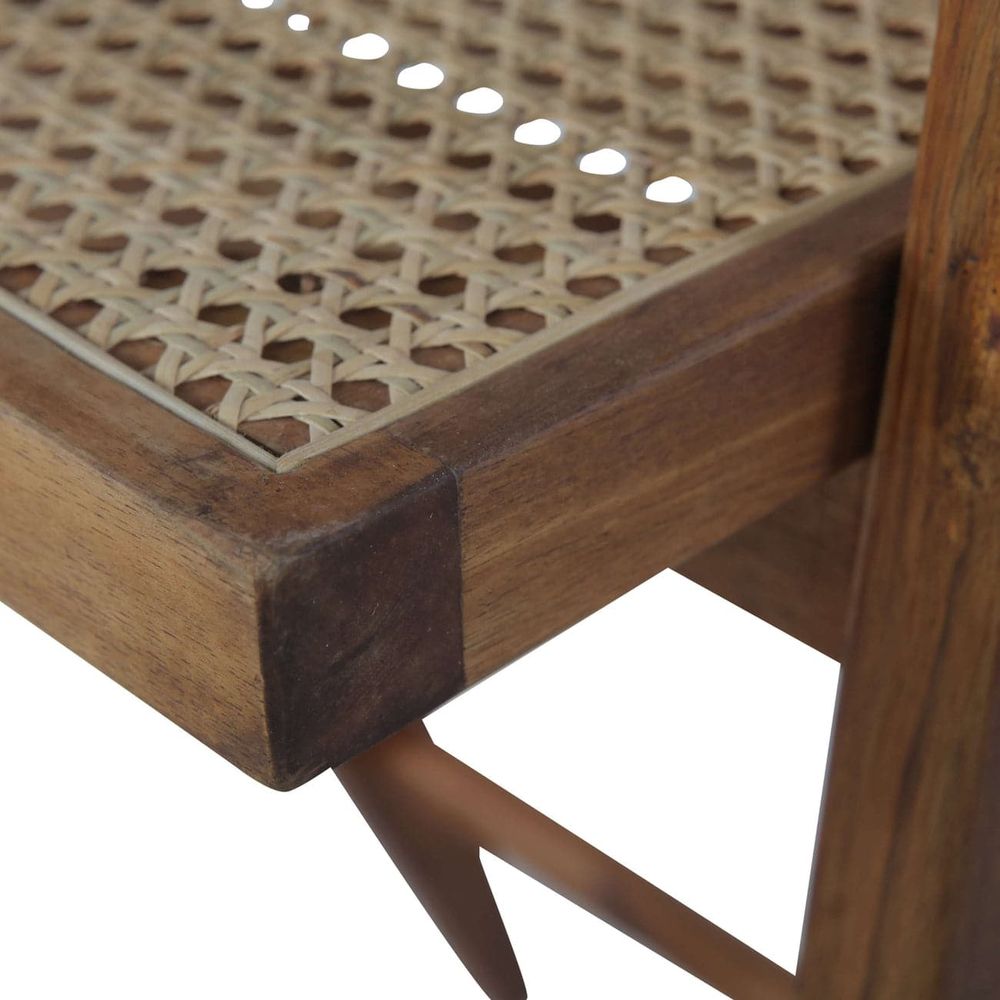 Mid Century Hand Cane Jeanneret Counter Stool-France & Son-FL1325NTRLCNTR-Bar StoolsNatural Acacia-4-France and Son