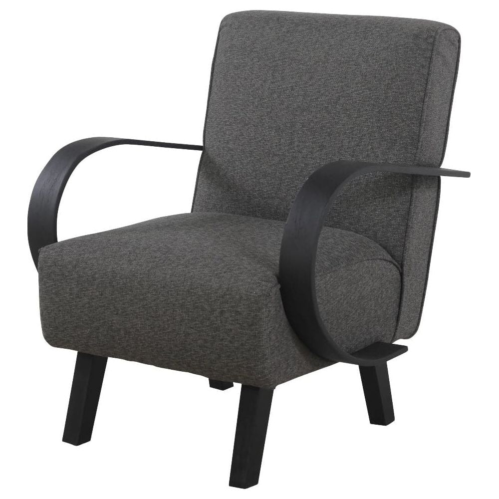 Mid Century Teak Halabala Armchair-France & Son-FL1327GREY-Lounge ChairsGrey-Single-4-France and Son