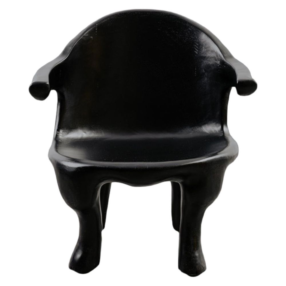 Turnbull Armchair Stool-France & Son-FL1350BLK-Lounge ChairsBlack-1-France and Son