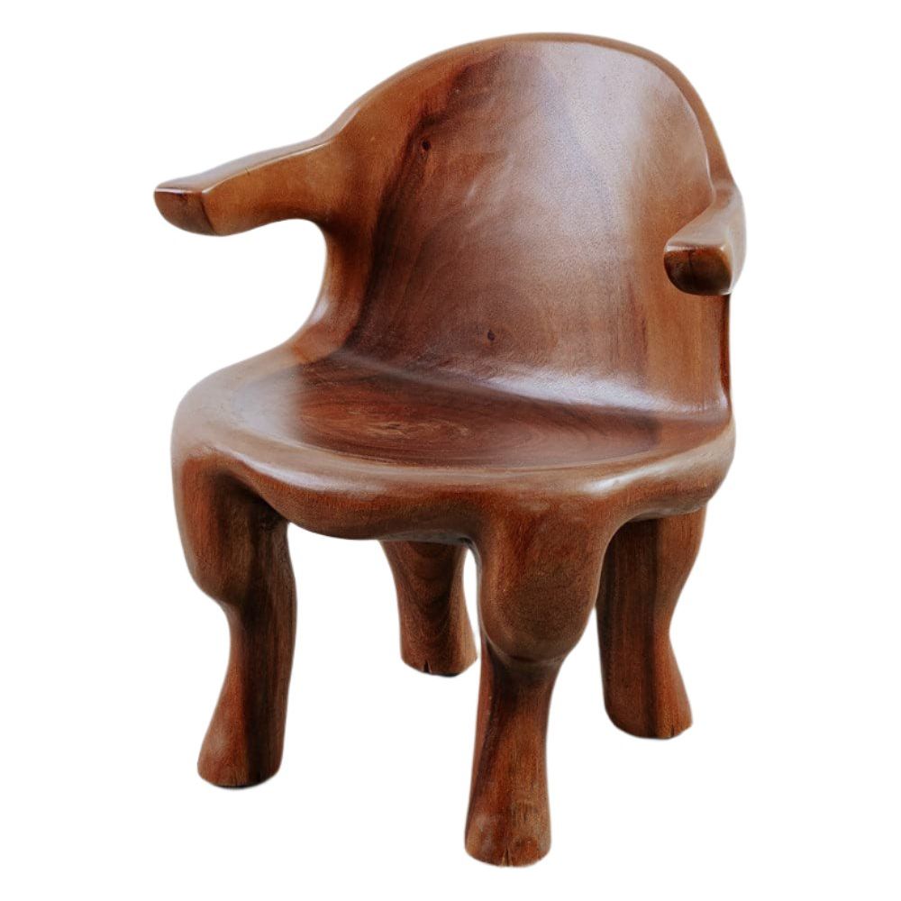 Turnbull Armchair-France & Son-FL1350BRN-Lounge ChairsBrown-5-France and Son