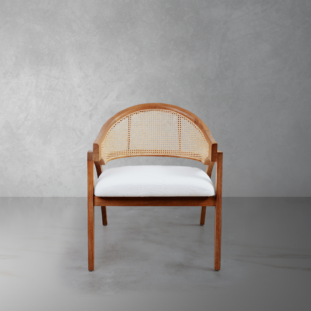 Lannie Cane Chair-France & Son-FL1360-Lounge ChairsSingle-1-France and Son