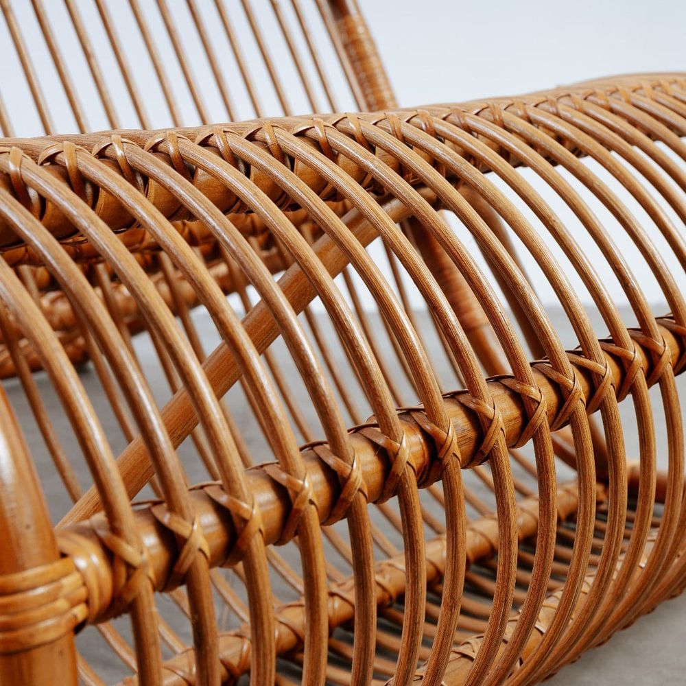 Rattan Loop Chair-France & Son-FL1370-Lounge ChairsSingle-3-France and Son