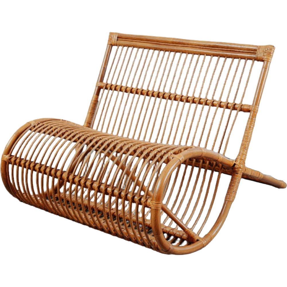 Rattan Loop Chair-France & Son-FL1370-Lounge Chairs-1-France and Son