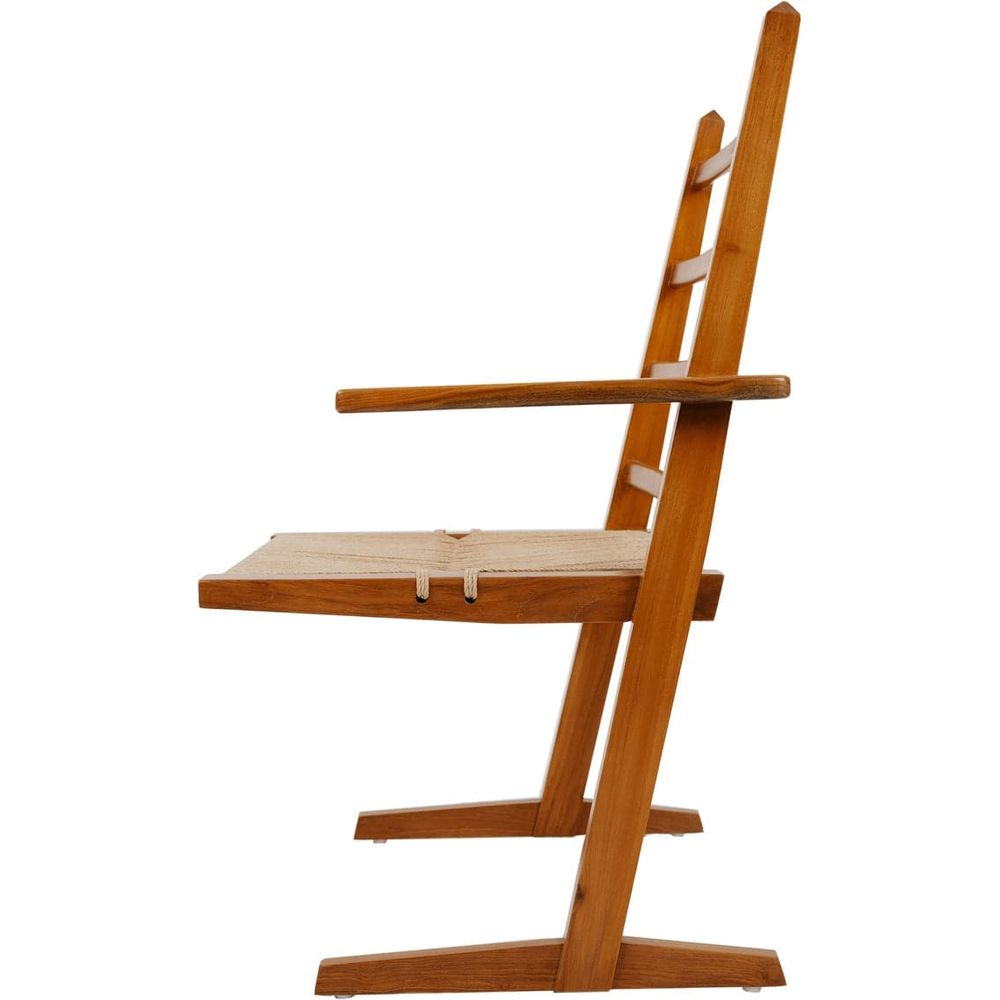 Parallel Teak Cantilever Chair-France & Son-FL1383ARM-Dining Chairs-6-France and Son