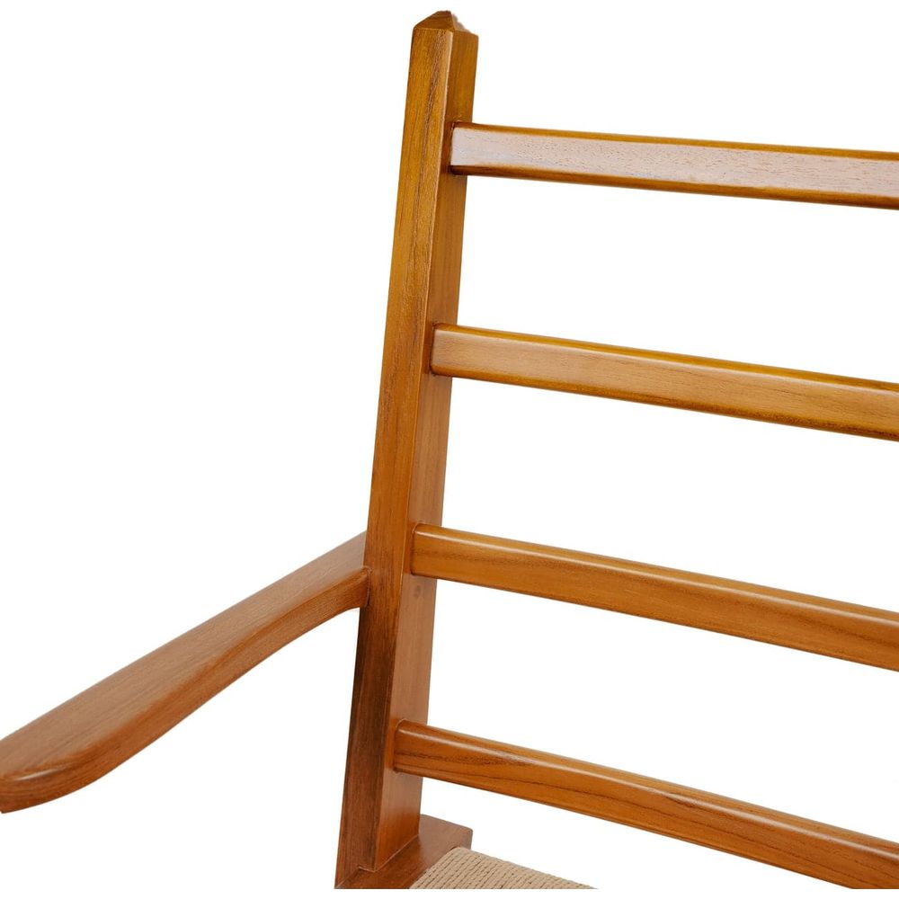Parallel Teak Cantilever Chair-France & Son-FL1383ARM-Dining Chairs-7-France and Son