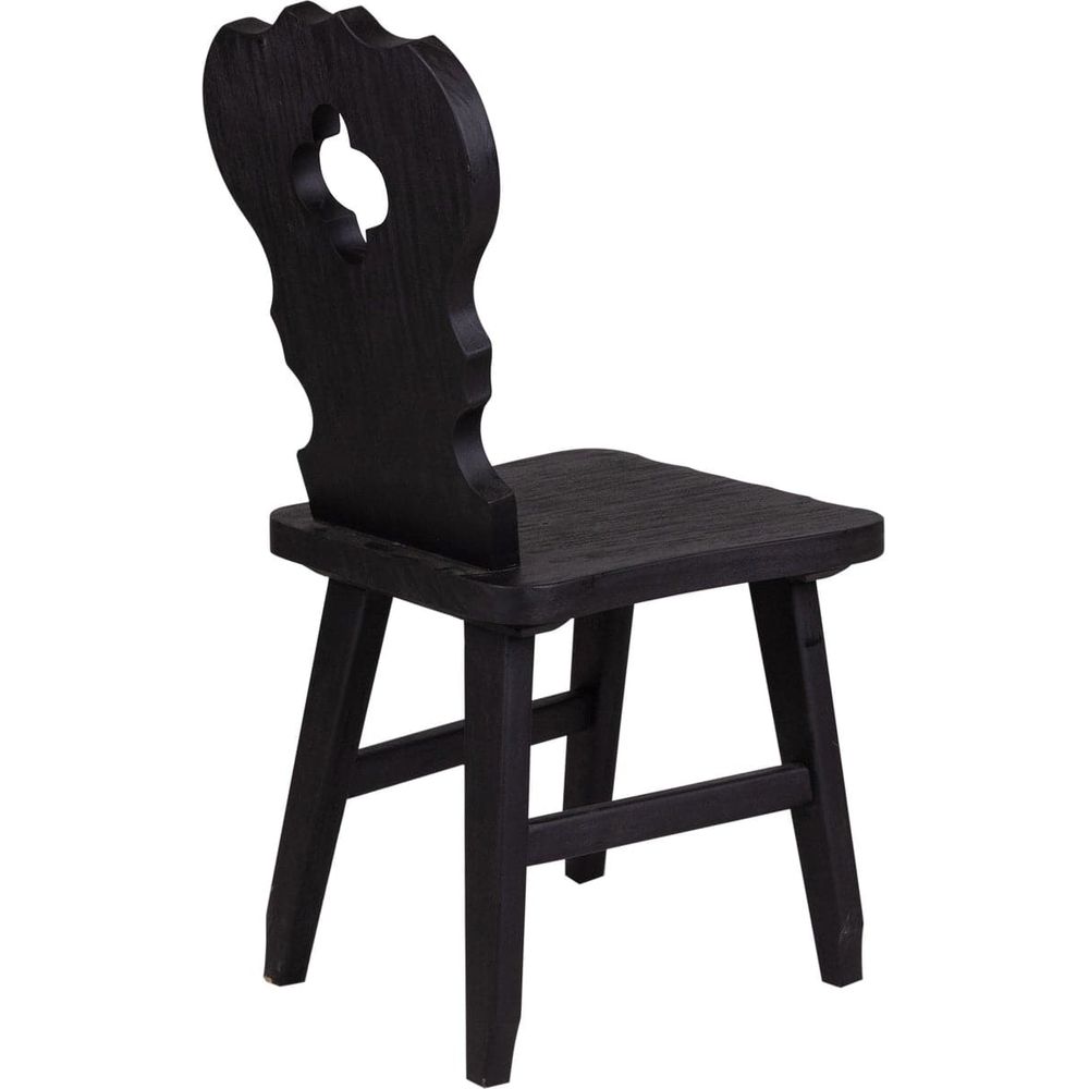 Bishop Dining Chair-France & Son-FL1394BLK-4-France and Son