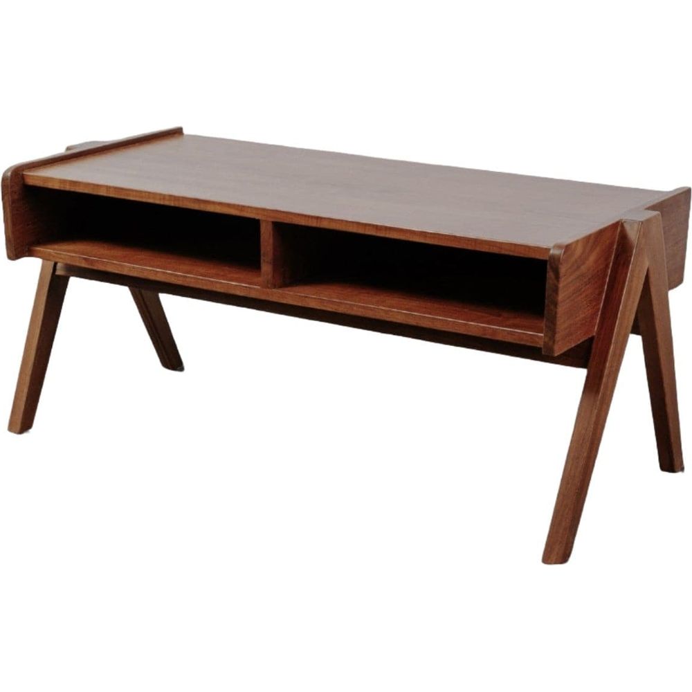 Jeanneret Teak Coffee Table-France & Son-FL1441-Coffee Tables-1-France and Son